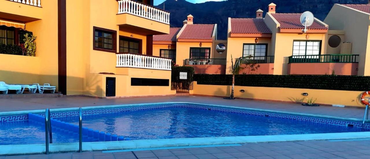 Appartement Lona, El Cieno mit Pool direkt am Meer Valle Gran Rey Exterior foto